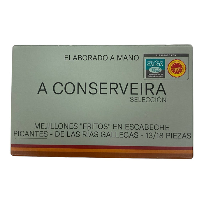 【西班牙直送】A Conserveira - 鹽水辣味貽貝(120g)