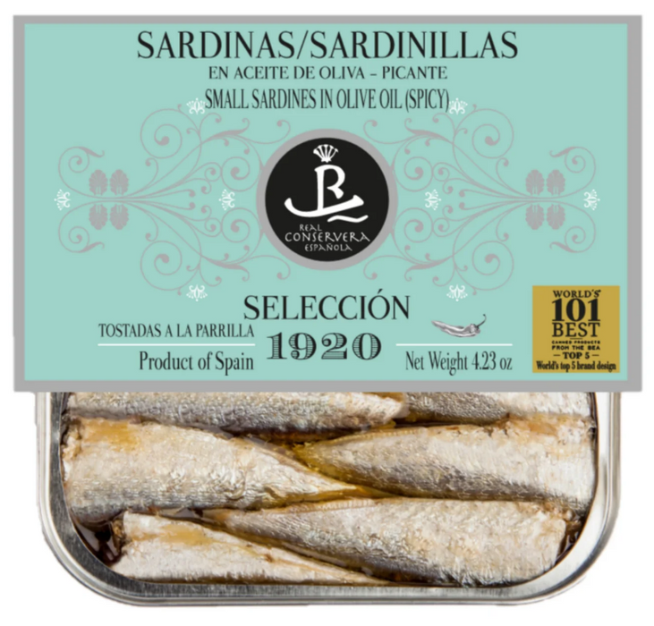 Seleccion 1920 - Small Sardines in olive oil (spicy)